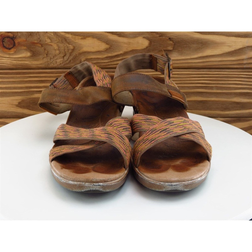 KEEN Size 8.5 M Women Sandal Ankle Strap Brown Fabric - Picture 3 of 10